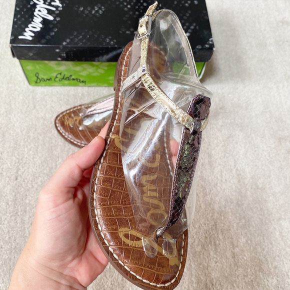SAM EDELMAN Leather Thong Sandals - Picture 12 of 12